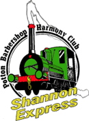 LOGO: Shannon Express - Potton Barbershop Club