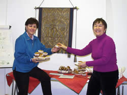 Judy and Christine - our Feast On 5 team