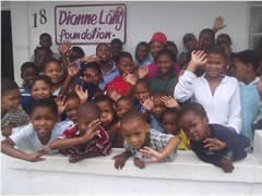 Children at Dianne Lang Foundation