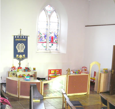 PHOTO: New Creche facility, dedicated at the Mothering Sunday Service, 6th March 2005