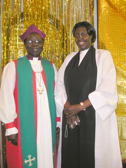 Bishop Benezero Kisembo and his wife, Revd Canon Lovey Kisembo
