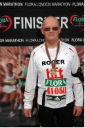 Roger Anderson completes the 2008 London Marathon