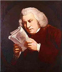 Portrait of Dr Samuel Johnson, Lexicographer